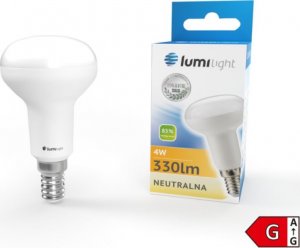 Lumilight ŻARÓWKA LED E14 4W 330LM R50 GRZYBEK B. NEUTRALNA 1