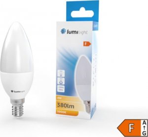 Lumilight ŻARÓWKA LED E14 4W 380LM C37 ŚWIECZKA BARWA CIEPŁA 1