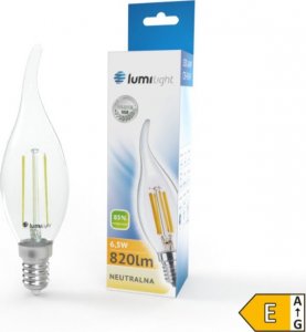 Lumilight ŻARÓWKA LED E14 6,5W ŚWIECZKA PŁOMYK OZDOBNA RETRO 1