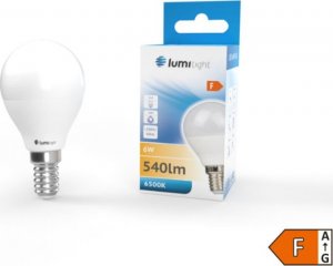 Lumilight ŻARÓWKA LED E14 6W 540LM G45 KULKA BARWA ZIMNA 1