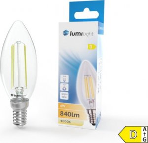 Lumilight ŻARÓWKA LED E14 6W ŚWIECZKA EDISON RETRO OZDOBNA 1