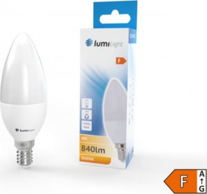 Lumilight ŻARÓWKA LED E14 8W 840LM C37 ŚWIECZKA BARWA CIEPŁA 1