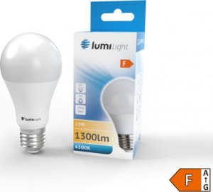 Lumilight ŻARÓWKA LED E27 13W 1265LM A60 BARWA ZIMNA AL+PC 1