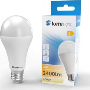 Lumilight ŻARÓWKA LED E27 20W 2320LM A65 B. NEUTRALNA AL+PC 1