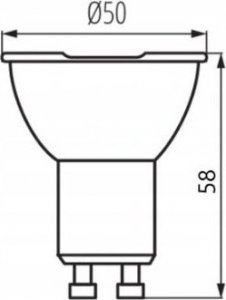 Lumilight ŻARÓWKA LED GU10 2,3W BARWA CZERWONA 230V JDR AL 4