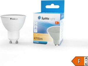 Lumilight ŻARÓWKA LED GU10 5,5W BARWA ZIMNA 440LM JDR AL+PC 1