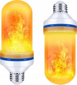Verk ŻARÓWKA LED IMITUJĄCA ŻYWY PŁOMIEŃ E27 9W OZDOBNA 1