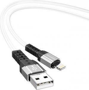 Kabel USB USB-A - Lightning 1 m Biały (KABAV1127) 1
