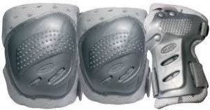 Tempish Ochraniacze 3-częściowe Coolmax srebrne XL 3