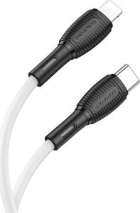 Kabel USB USB-C - Lightning 1 m Biały (KABAV1478) 1