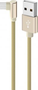 Kabel USB USB-A - microUSB 1 m Złoty (KABAV1263) 1