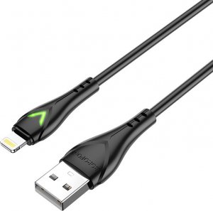 Kabel USB USB-A - Lightning 1 m Czarny (KABAV1272) 1