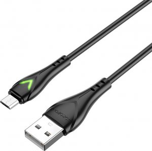 Kabel USB USB-A - microUSB 1 m Czarny (KABAV1274) 1