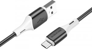 Kabel USB USB-A - microUSB 1 m Czarny (KABAV1353) 1