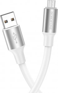 Kabel USB BOROFONE KABEL BX82 BOUNTIFUL - USB NA MICRO USB - 2,4A 1 METR BIAŁY 1