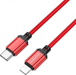 Kabel USB USB-C - Lightning 1 m Czerwony (KABAV1489) 1