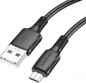 Kabel USB USB-A - microUSB 1 m Czarny (KABAV1371) 1