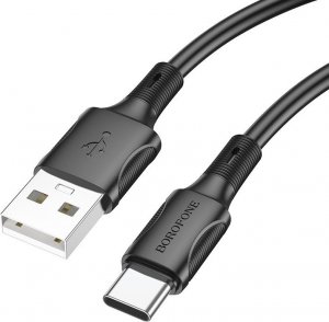 Kabel USB BOROFONE KABEL BX80 SUCCEED - USB NA TYP C - 3A 1 METR CZARNY 1