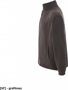 JHK FLRA 300 - bluza z mikropolaru, wykończenie antypilingowe, suwak w kolorze polaru - granatowy M 17