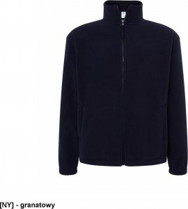 JHK FLRA 300 - bluza z mikropolaru, wykończenie antypilingowe, suwak w kolorze polaru - granatowy M 31