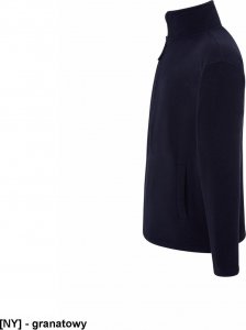 JHK FLRA 300 - bluza z mikropolaru, wykończenie antypilingowe, suwak w kolorze polaru - granatowy M 33