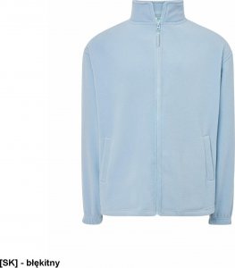 JHK FLRA 300 - bluza z mikropolaru, wykończenie antypilingowe, suwak w kolorze polaru - granatowy M 43