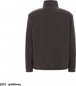 JHK FLRA 300 - bluza z mikropolaru, wykończenie antypilingowe, suwak w kolorze polaru - czerwony M 16