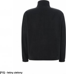 JHK FLRA 300 - bluza z mikropolaru, wykończenie antypilingowe, suwak w kolorze polaru - czerwony M 29