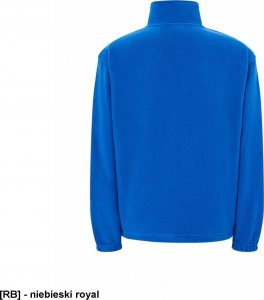 JHK FLRA 300 - bluza z mikropolaru, wykończenie antypilingowe, suwak w kolorze polaru - czerwony M 50