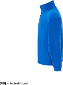 JHK FLRA 300 - bluza z mikropolaru, wykończenie antypilingowe, suwak w kolorze polaru - czarny S 51