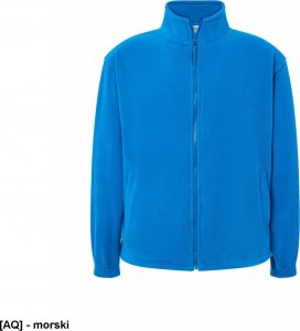 JHK FLRA 300 - bluza z mikropolaru, wykończenie antypilingowe, suwak w kolorze polaru - leśny zielony S 26