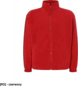 JHK FLRA 300 - bluza z mikropolaru, wykończenie antypilingowe, suwak w kolorze polaru - leśny zielony S 33