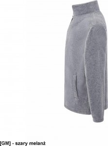 JHK FLRA 300 - bluza z mikropolaru, wykończenie antypilingowe, suwak w kolorze polaru - leśny zielony S 47