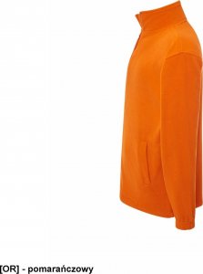 JHK FLRA 300 - bluza z mikropolaru, wykończenie antypilingowe, suwak w kolorze polaru - leśny zielony S 10