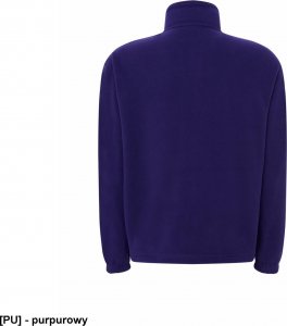 JHK FLRA 300 - bluza z mikropolaru, wykończenie antypilingowe, suwak w kolorze polaru - purpurowy S 2