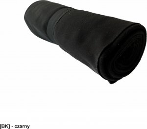 JHK KOC360 - koc wykonany z grubego polaru, gładkie nie obszywane brzegi koca, elastyczna guma zabezpieczająca przed - czarny - 150 x 130 cm. 1