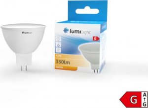 Lumilight ŻARÓWKA LED JCDR GU5.3 4,3W 240LM BARWA CIEPŁA AL 1