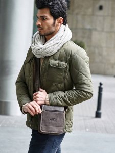 Always Wild Listonoszka skórzana Always Wild [DH] 251-MH brązowa 2