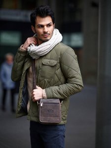 Always Wild Listonoszka skórzana Always Wild [DH] 251-MH brązowa 3