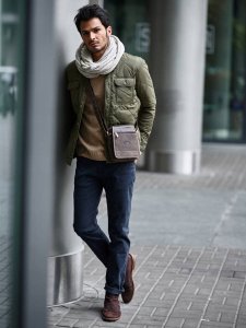 Always Wild Listonoszka skórzana Always Wild [DH] 251-MH brązowa 5