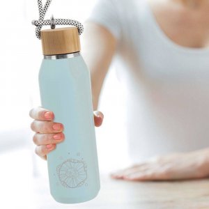 Orion Termos / butelka termiczna stalowa próżniowa niebieska 580 ml 2