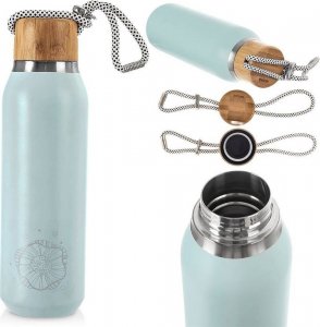 Orion Termos / butelka termiczna stalowa próżniowa niebieska 580 ml 7