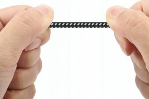 Kabel USB BRDRC microUSB - microUSB 0.1 m Czarny 5