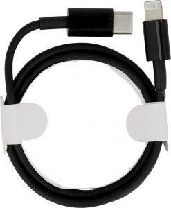 Kabel USB KABEL - TYP C NA LIGHTNING - QC 3.0 PD 2.0 1 METR CZARNY 1