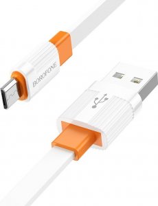 Kabel USB USB-A - microUSB 1 m Biały (KABAV1508) 1