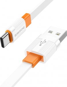 Kabel USB USB-A - USB-C 1 m Biały (KABAV1511) 1