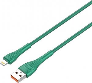 Kabel USB LDNIO USB-A - Lightning 2 m Zielony (LDN78) 1