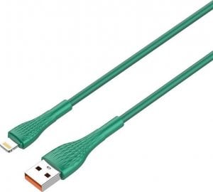 Kabel USB LDNIO USB-A - Lightning 2 m Zielony (LDN78) 1