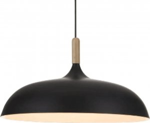 Lampa wisząca Auhilon LAMPA wisząca MALMO MD1043-L BL AUHILON metalowa OPRAWA zwis w stylu skandynawskim czarny 1