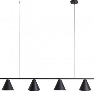 Lampa wisząca Aldex Modernistyczna lampa wisząca Form 1108L1 Aldex do salonu czarna 1